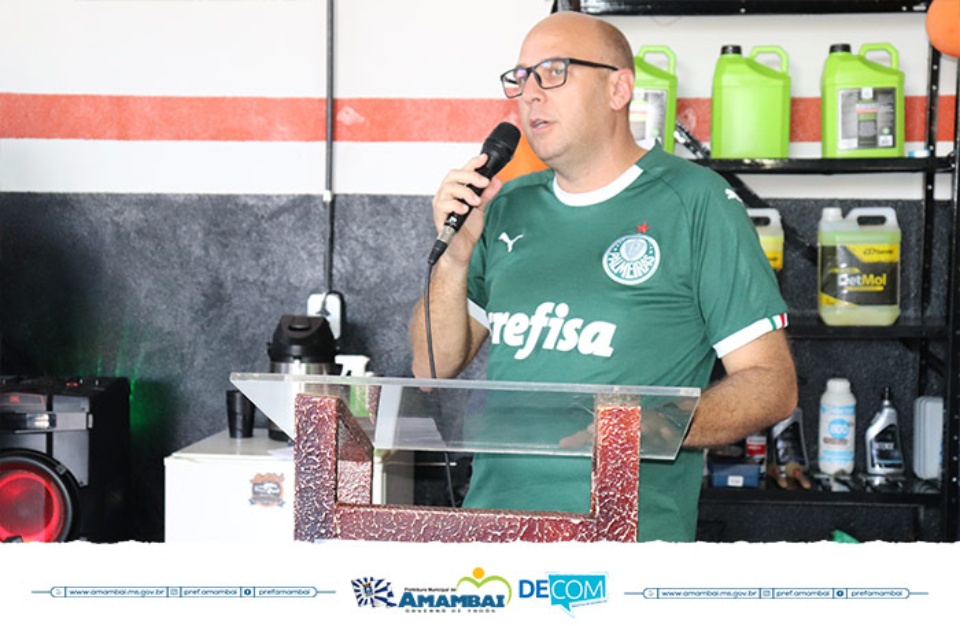 Jaime Ledesma reinaugurou empresa Mr. Wash Estética Automotiva neste sábado