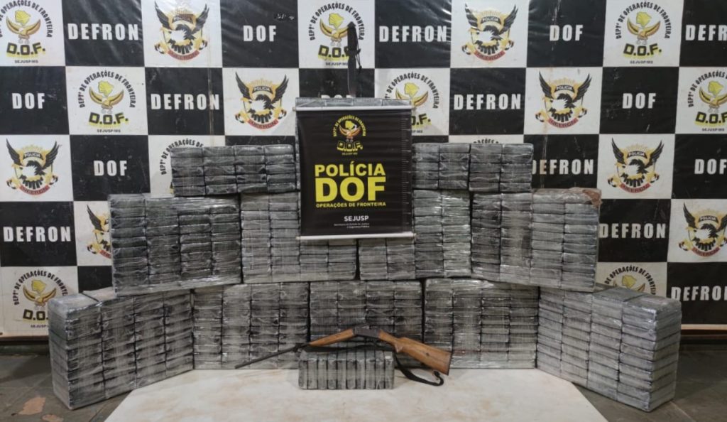 DOF apreende carga milionária de cocaína avaliada em quase de R$ 50 milhões