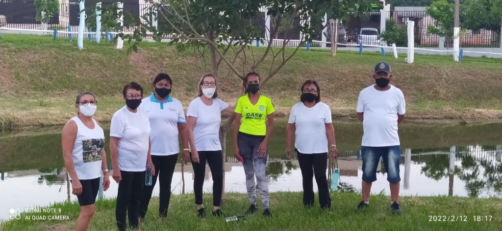 Idosos do Conviver e SCFVI de Amambai marcaram presença na abertura do ano esportivo de 2022