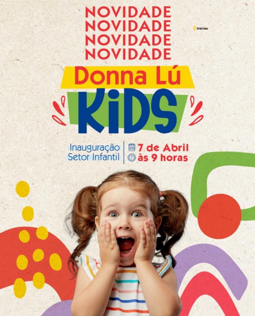 Loja Donna Lú Kids inaugura em Amambai com espaço exclusivo para as crianças