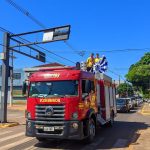 Prefeitura e Bombeiros homenageiam jovens atletas por desempenho em competição nacional