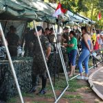 O 17º RC MEC realizou a Exposição de Material de Emprego Militar na Praça Cel. Valêncio de Brum em Amambai