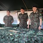 O 17º RC MEC realizou a Exposição de Material de Emprego Militar na Praça Cel. Valêncio de Brum em Amambai