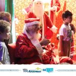 Apresentações Natalinas emocionaram público na Chegada do Papai Noel em Amambai