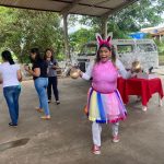 Lar do Idoso recebeu a visita da coelhinha da Páscoa na quinta-feira (6)