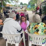 Lar do Idoso recebeu a visita da coelhinha da Páscoa na quinta-feira (6)