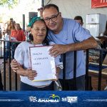 Com diferença de quatro números na pedra maior, Nilda Mara foi a ganhadora da mobília completa do Bingo de Dia das Mães