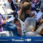 Com diferença de quatro números na pedra maior, Nilda Mara foi a ganhadora da mobília completa do Bingo de Dia das Mães