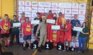 Bombeiro de Amambai conquista 1º lugar na 2ª Corrida dos Bombeiros de Ivinhema