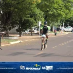 GP Cidade Crepúsculo de Mountain Bike reuniu ciclistas de toda a região em comemoração ao aniversário de Amambai