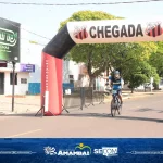 GP Cidade Crepúsculo de Mountain Bike reuniu ciclistas de toda a região em comemoração ao aniversário de Amambai