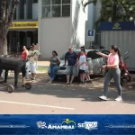 Competição Boi-Moto diverte e premia laçadores durante Super Domingo