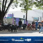 Competição Boi-Moto diverte e premia laçadores durante Super Domingo