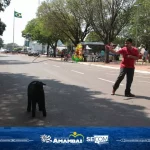 Competição Boi-Moto diverte e premia laçadores durante Super Domingo