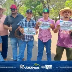 Competição Boi-Moto diverte e premia laçadores durante Super Domingo