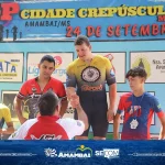 GP Cidade Crepúsculo de Mountain Bike reuniu ciclistas de toda a região em comemoração ao aniversário de Amambai