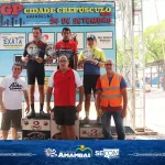 GP Cidade Crepúsculo de Mountain Bike reuniu ciclistas de toda a região em comemoração ao aniversário de Amambai