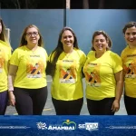 Com aulão de crossfit e música ao vivo, servidores municipais participaram de ação do Setembro Amarelo