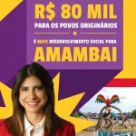 Amambai receberá duas emendas da Deputada Federal Camila Jara: R$1,4 milhão para infraestrutura e R$80 mil para povos originários