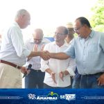 Governador Barbosinha e prefeito Dr. Bandeira inauguram obras de Infraestrutura e Saneamento em Amambai