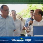 Governador Barbosinha e prefeito Dr. Bandeira inauguram obras de Infraestrutura e Saneamento em Amambai