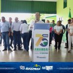 Governador Barbosinha e prefeito Dr. Bandeira inauguram obras de Infraestrutura e Saneamento em Amambai