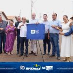 Governador Barbosinha e prefeito Dr. Bandeira inauguram obras de Infraestrutura e Saneamento em Amambai