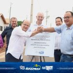 Governador Barbosinha e prefeito Dr. Bandeira inauguram obras de Infraestrutura e Saneamento em Amambai