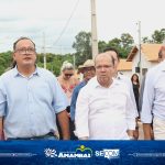 Governador Barbosinha e prefeito Dr. Bandeira inauguram obras de Infraestrutura e Saneamento em Amambai