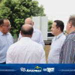 Governador Barbosinha e prefeito Dr. Bandeira inauguram obras de Infraestrutura e Saneamento em Amambai