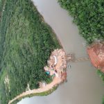 Zé Teixeira comemora a construção da ponte sobre o Rio Iguatemi em Tacuru