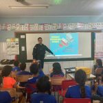 Polícia Militar realiza ação preventiva de trânsito na Escola Municipal Marlene Vilarinho Albuquerque