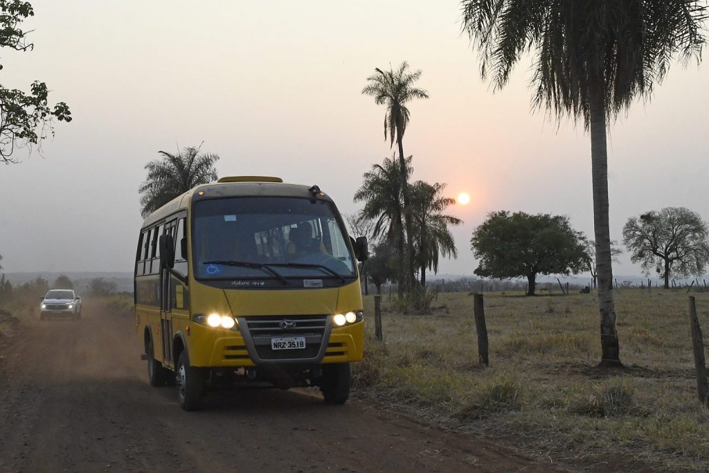 Com ação integrada, programa de monitoramento do transporte escolar beneficia alunos em 78 municípios de MS