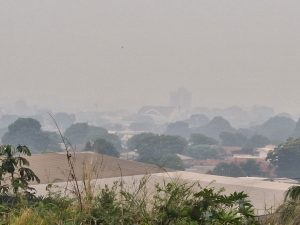 Fumaça das queimadas cobre 80% do Brasil e atinge Amambai