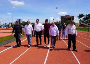 Governo de MS inaugura pista de atletismo com homologação internacional em Chapadão do Sul