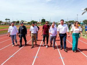 Governo de MS inaugura pista de atletismo com homologação internacional em Chapadão do Sul