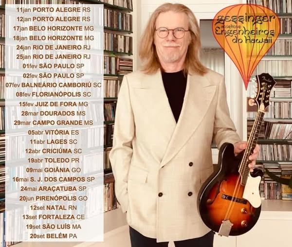 Humberto Gessinger traz show para Dourados em março