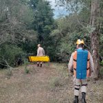 Bombeiros resgatam mulher ferida em cachoeira de difícil acesso em Amambai