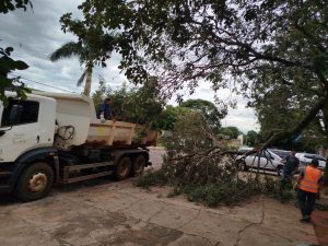 Prefeitura de Amambai intensifica ações para reparar estragos causados pela forte chuva de segunda-feira (17)