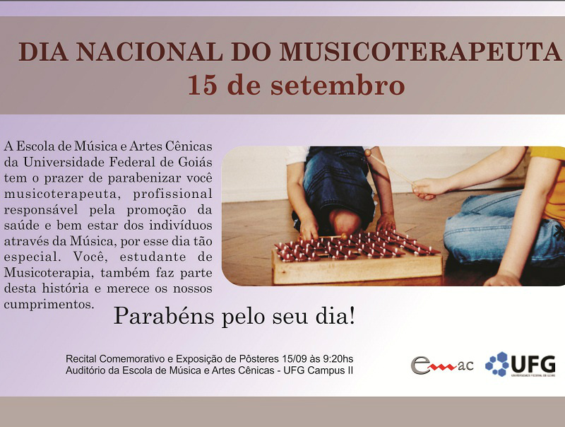 15 de Setembro - Dia do Musicoterapeuta