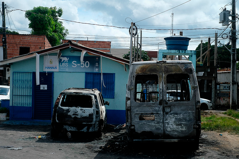 Ataques do Comando Vermelho deixam Manaus sitiada (Foto: Amazônia Real/Alberto César Araújo)