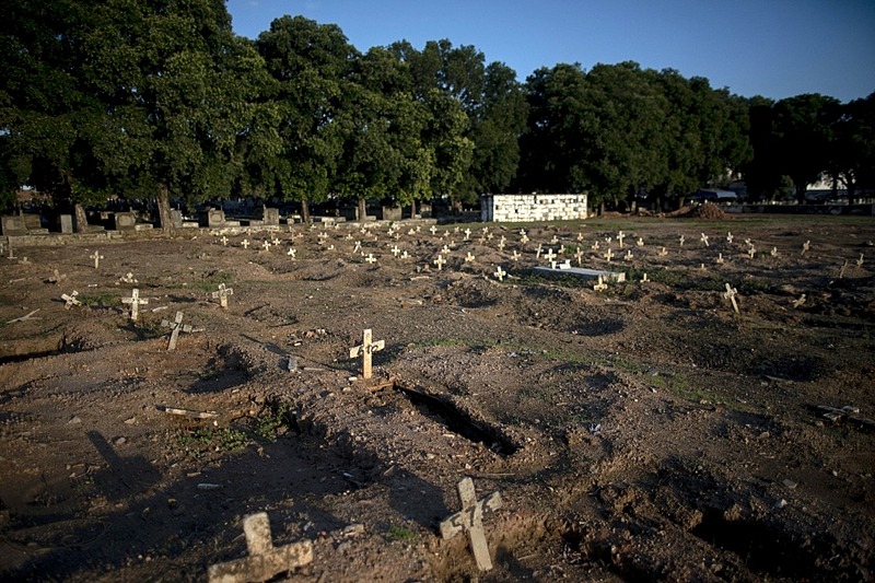 O Brasil é o segundo país com o maior número de mortos por covid-19 no mundo - Mauro Pimentel / AFP