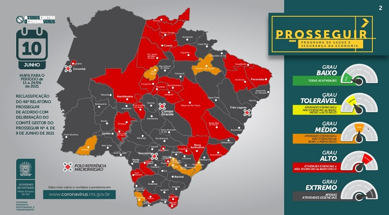 Semana começa com restrições em 43 cidades do MS; confira o que pode e não pode