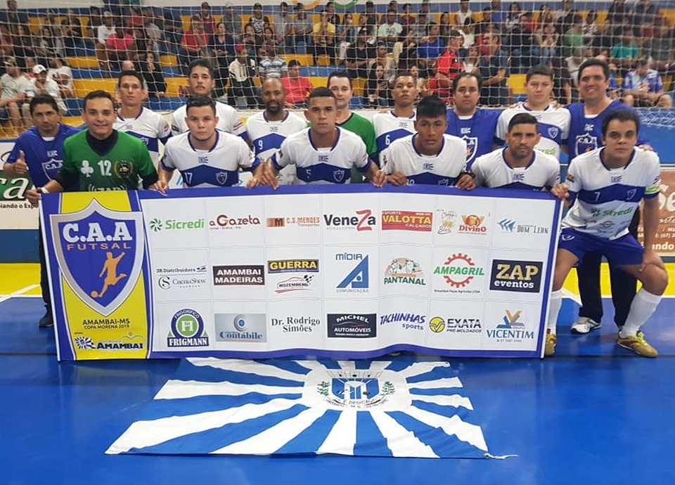 Equipe do CAA Futsal / Foto: Odil Puques