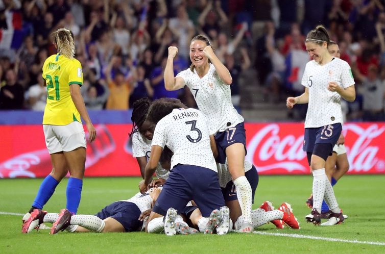 Brasil e França jogam pela Copa Mundial Feminina / Foto: Reuters/Lucy Nicholson/Direitos Reservados