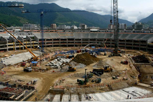 Maracanã começa a ganhar novas formas