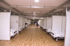 Novo hospital de campanha atenderá internações clínicas Covid-19. / Foto: Messias Ferreira