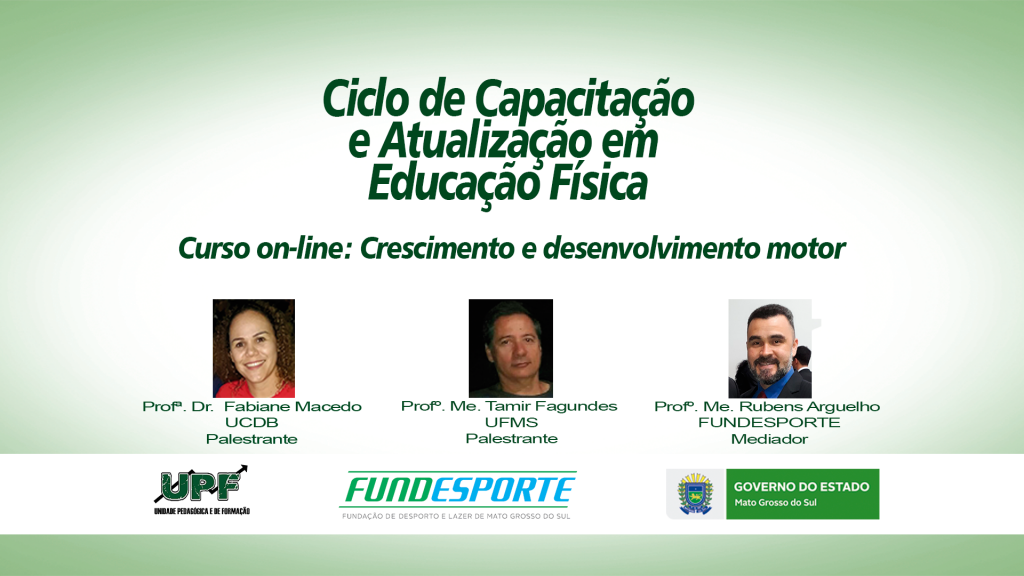 Curso on-line debate crescimento físico e desenvolvimento motor no esporte