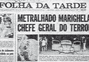 Notícia sobre morte de Marighella