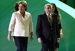 Dilma e Blatter se estranharam nos últimos dias